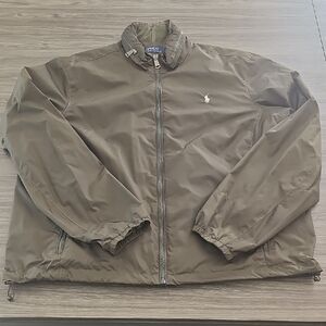 Polo by Ralph Lauren Men's Olive Green Windbreaker